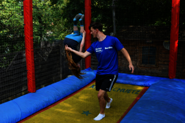 BERLITZ Englischtagescamp Wien / Trampolin